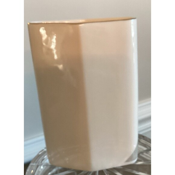 Otagiri Japan Gold Trimmed Iris Accent 7” x 4” (approximately) Vase. - Picture 3 of 10